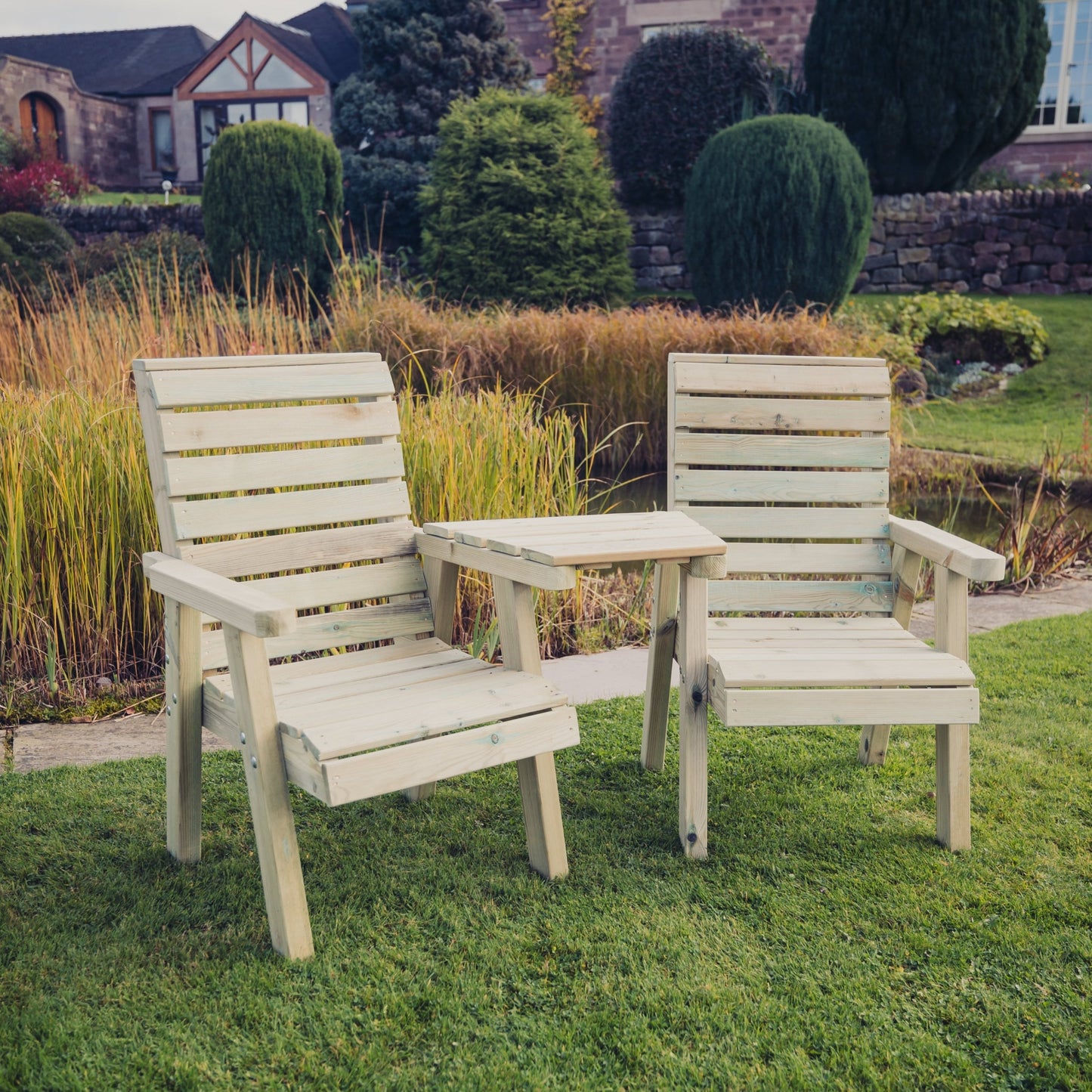 Clover Loveseats Angled