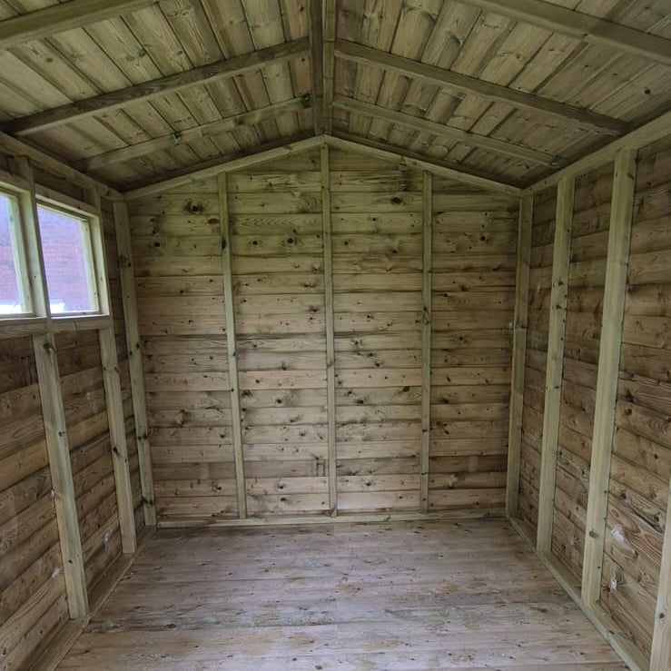 HEAVY DUTY APEX GARDEN SHED - VARIOUS SIZES