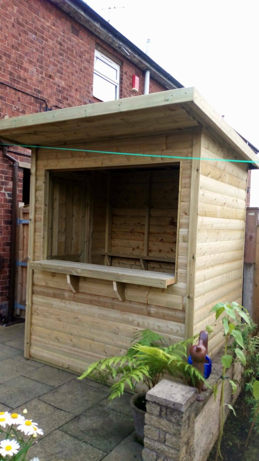 OUTDOOR GARDEN BAR 6 x 4.5