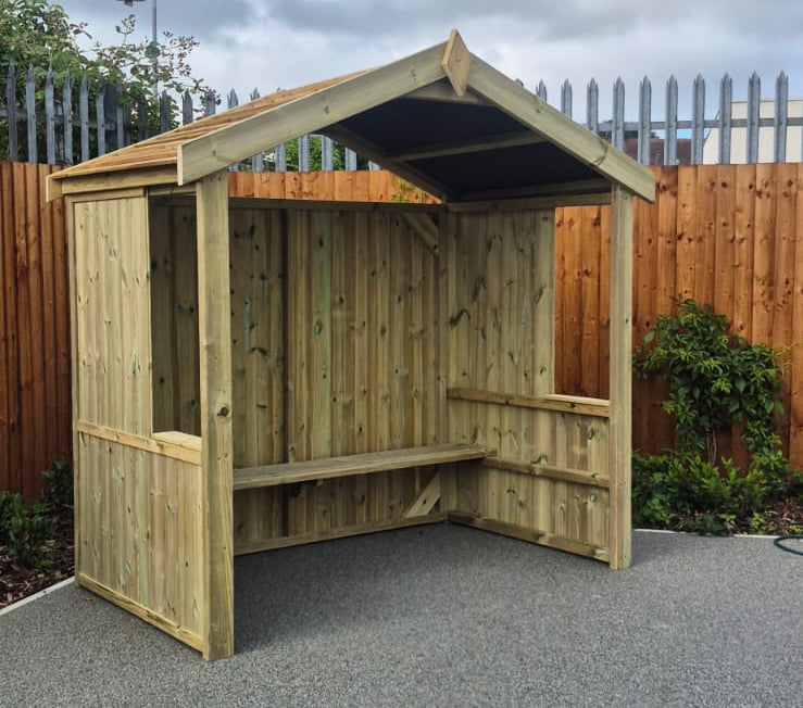 LARGE SMOKING SHELTER (APEX ROOF)