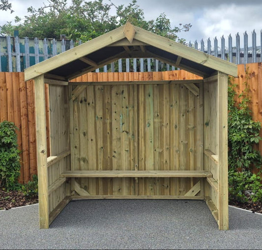 LARGE SMOKING SHELTER (APEX ROOF)