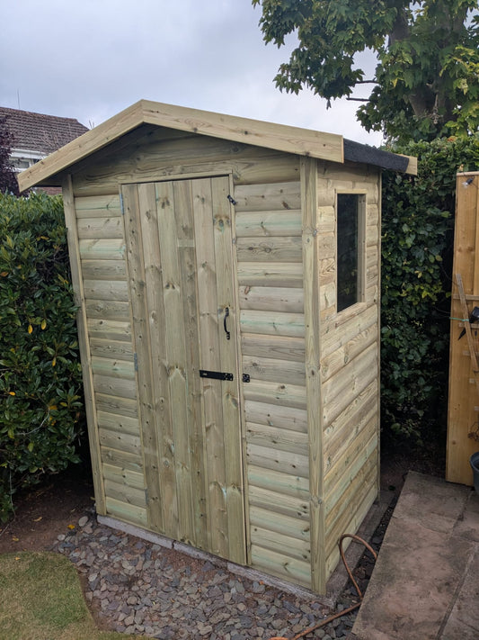 SMALL APEX GARDEN SHED 5x3