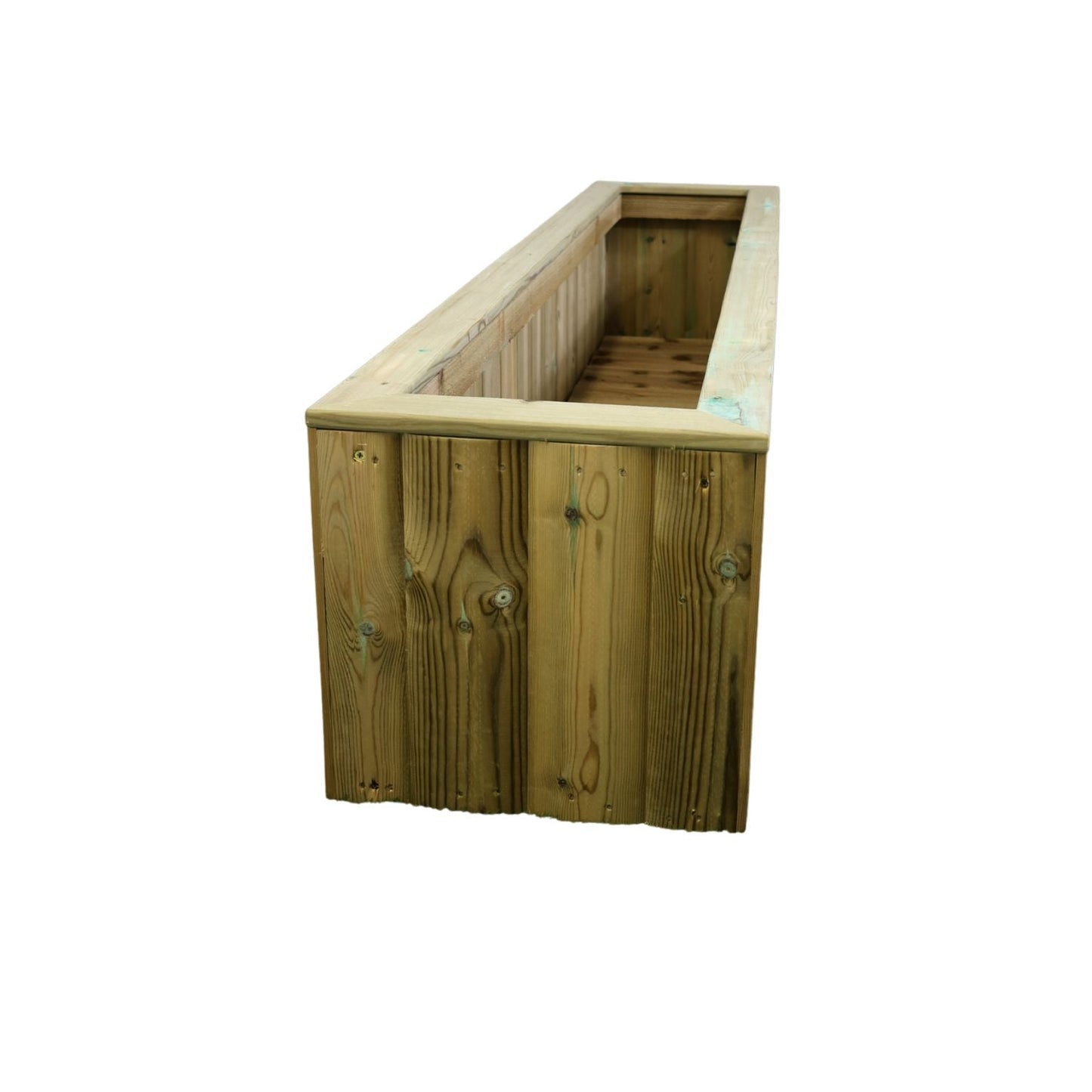 RECTANGULAR WOODEN PLANTER TROUGH PRESSURE TREATED