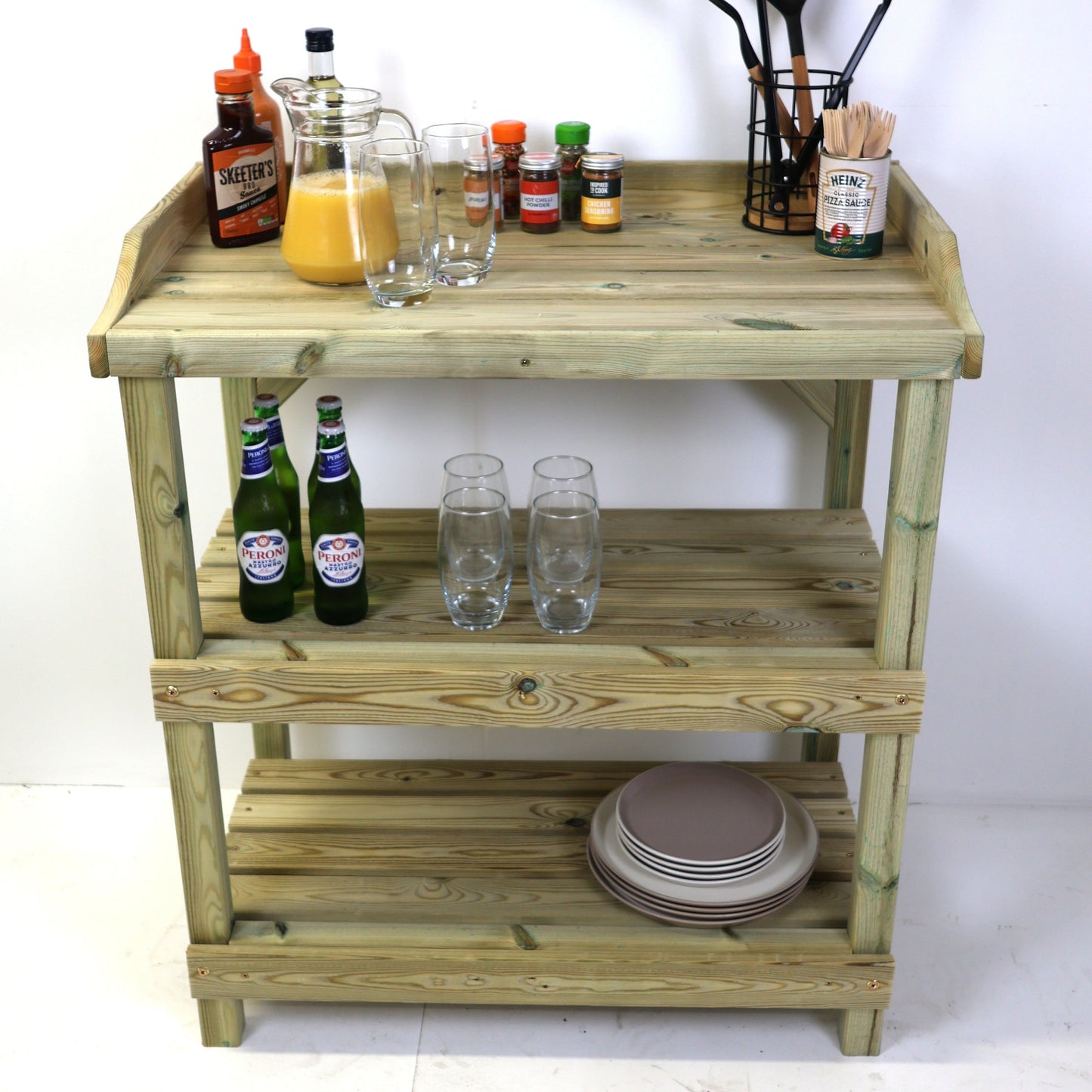 BBQ preparation table