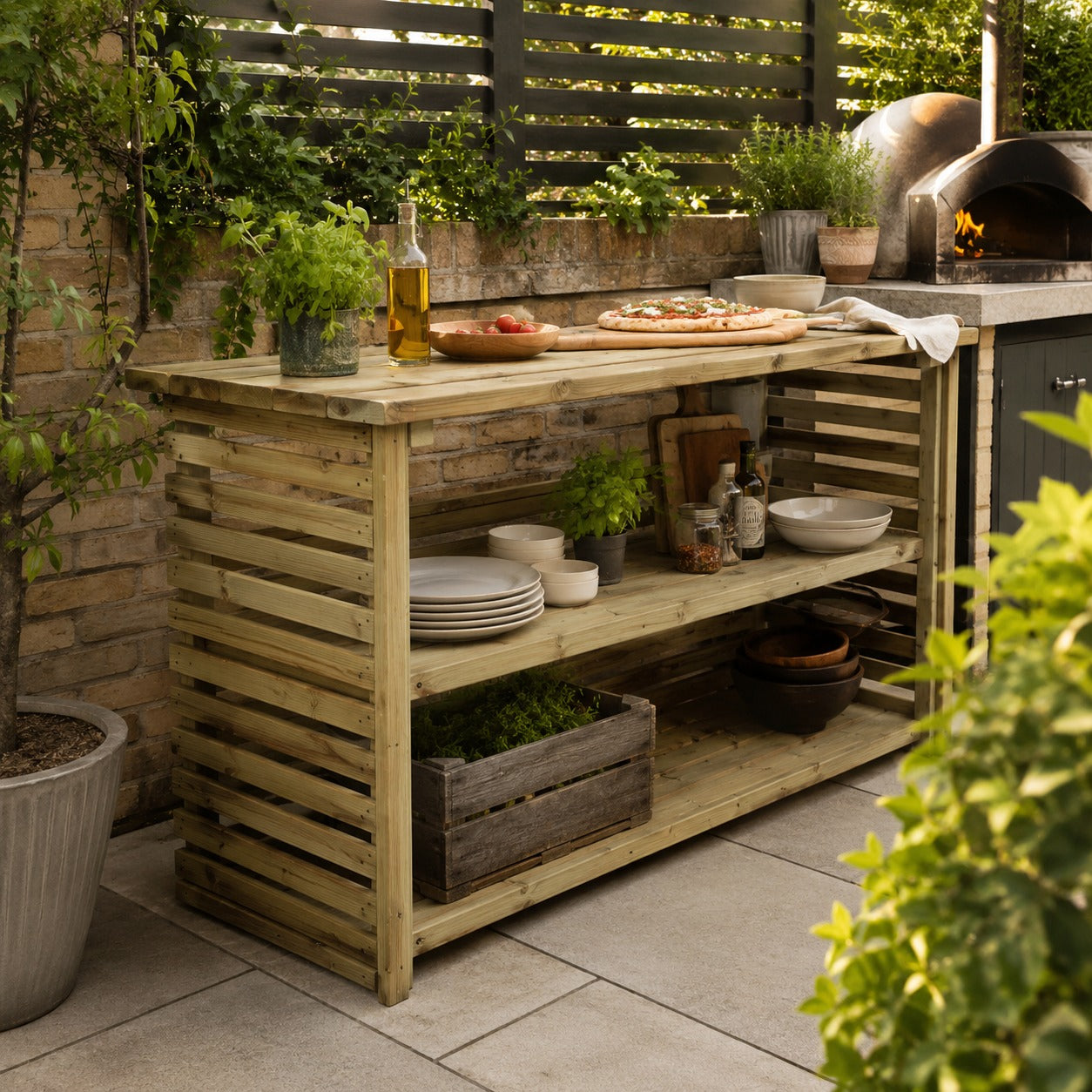 BBQ & PIZZA CREATION STATION