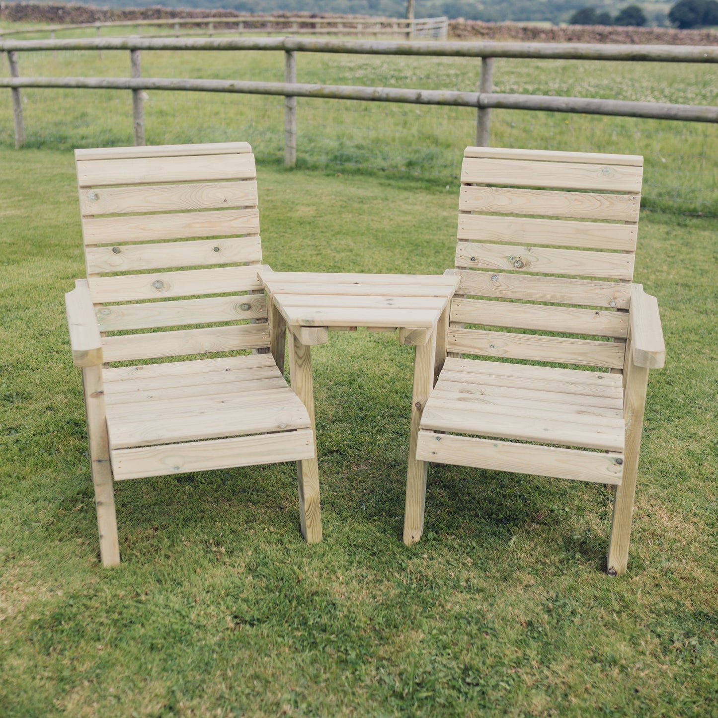 Clover Loveseats Angled