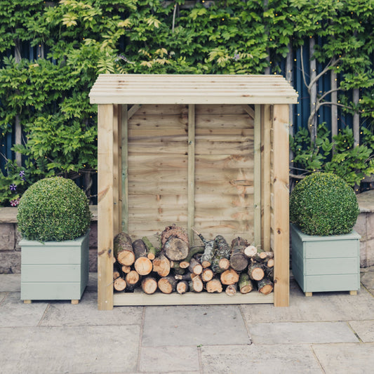 SLATTED LOG STORE 5 x 4