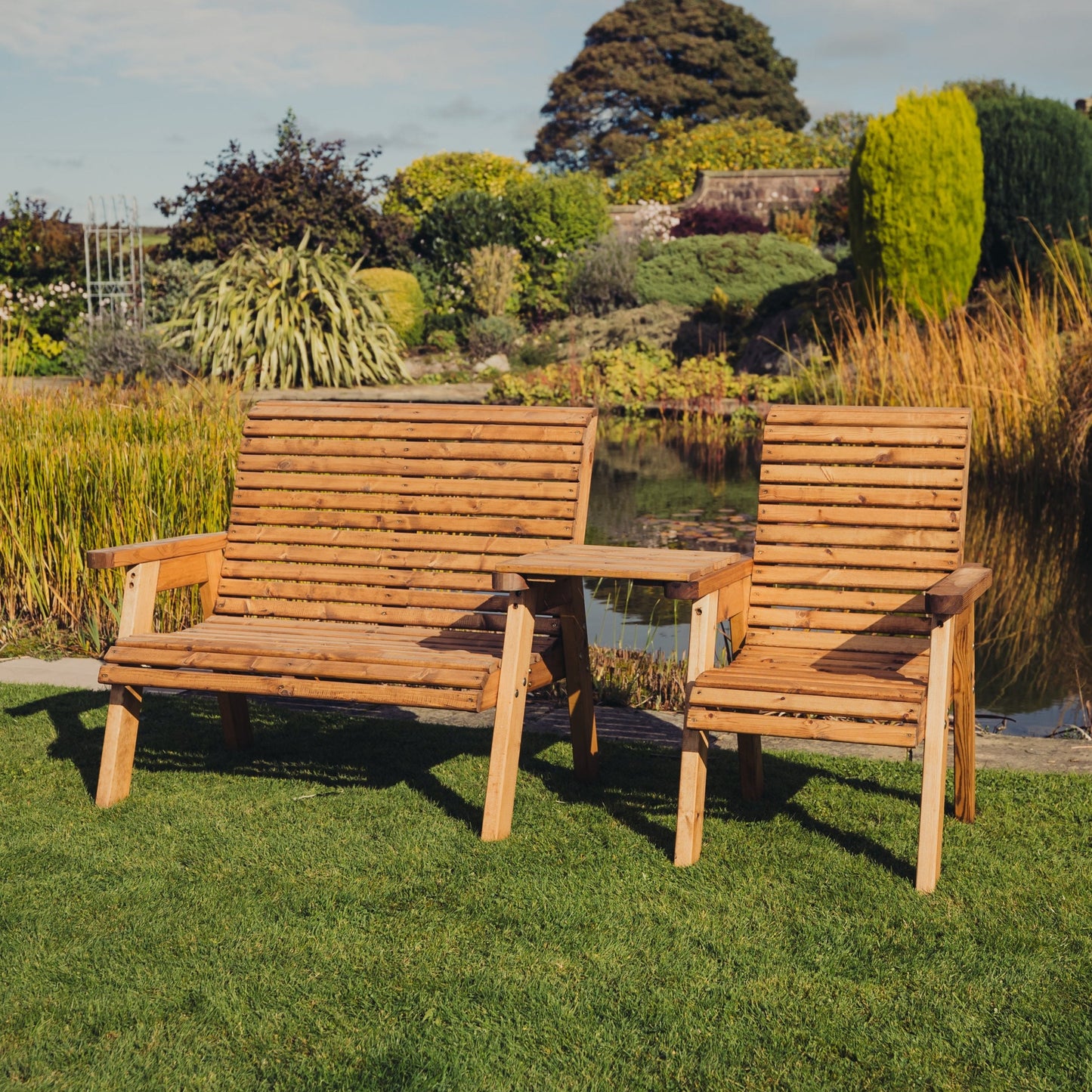 Valley 4 Seat Set 1 X Chair 1 X 3 Seat Bench Straight