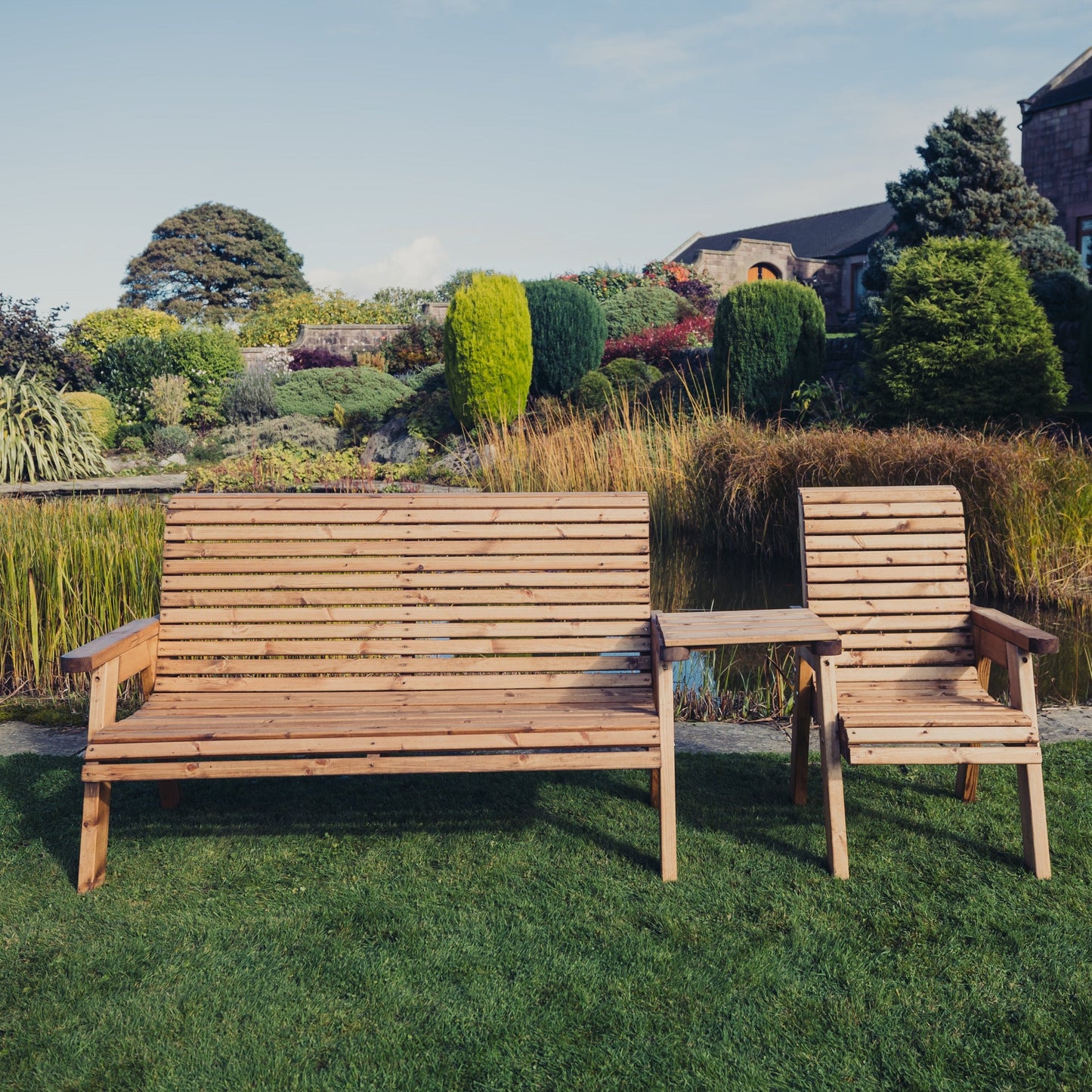 Valley 4 Seat Set 1 X Chair 1 X 3 Seat Bench Straight