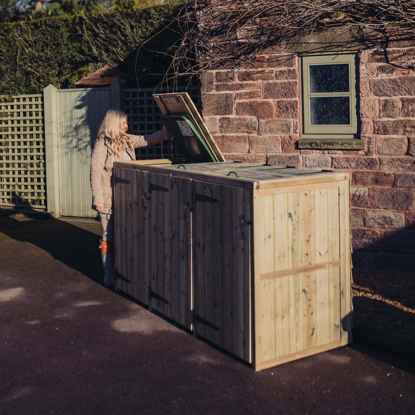 TRIPLE BIN STORE