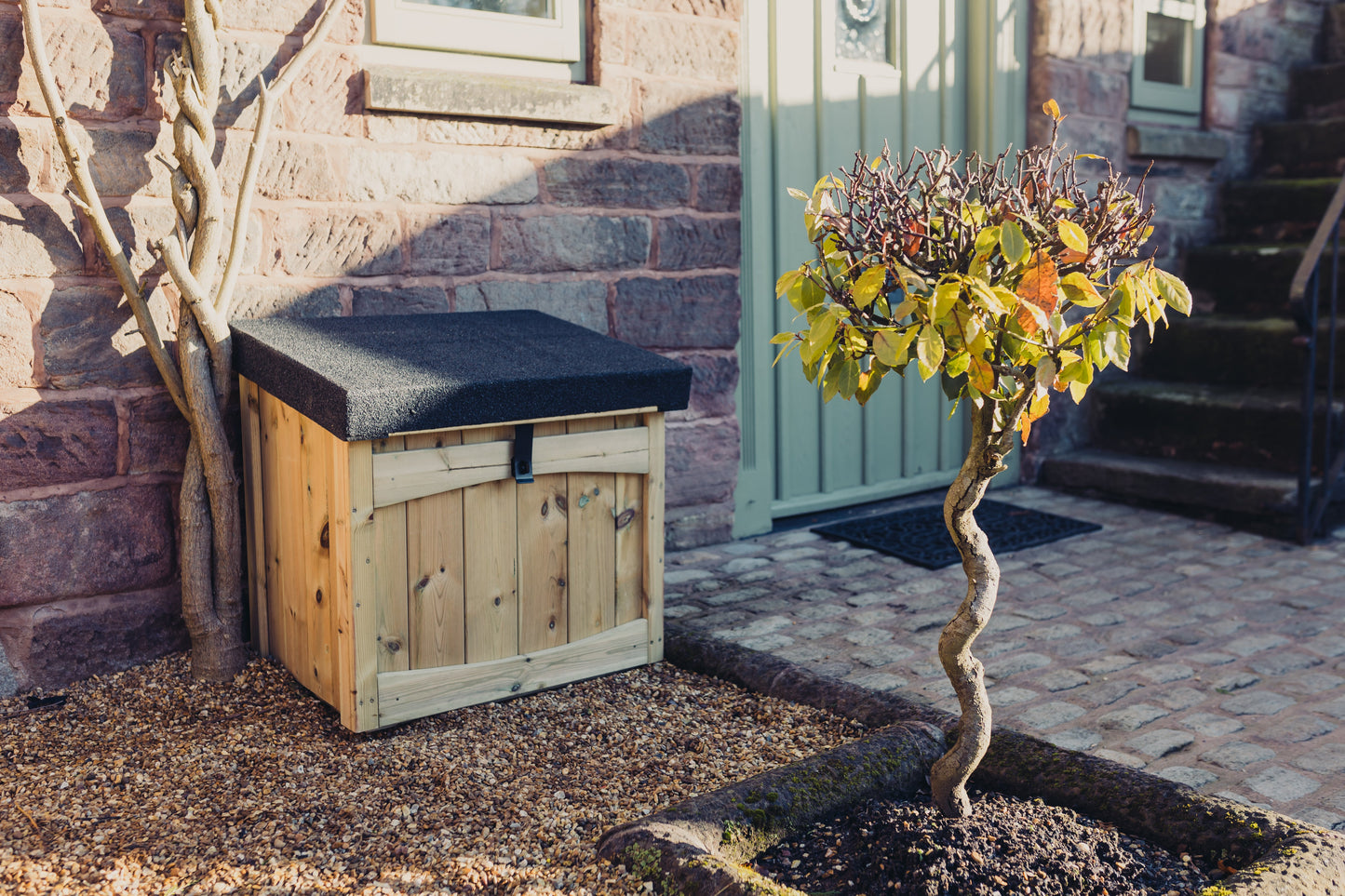 Wooden Outdoor Parcel Box
