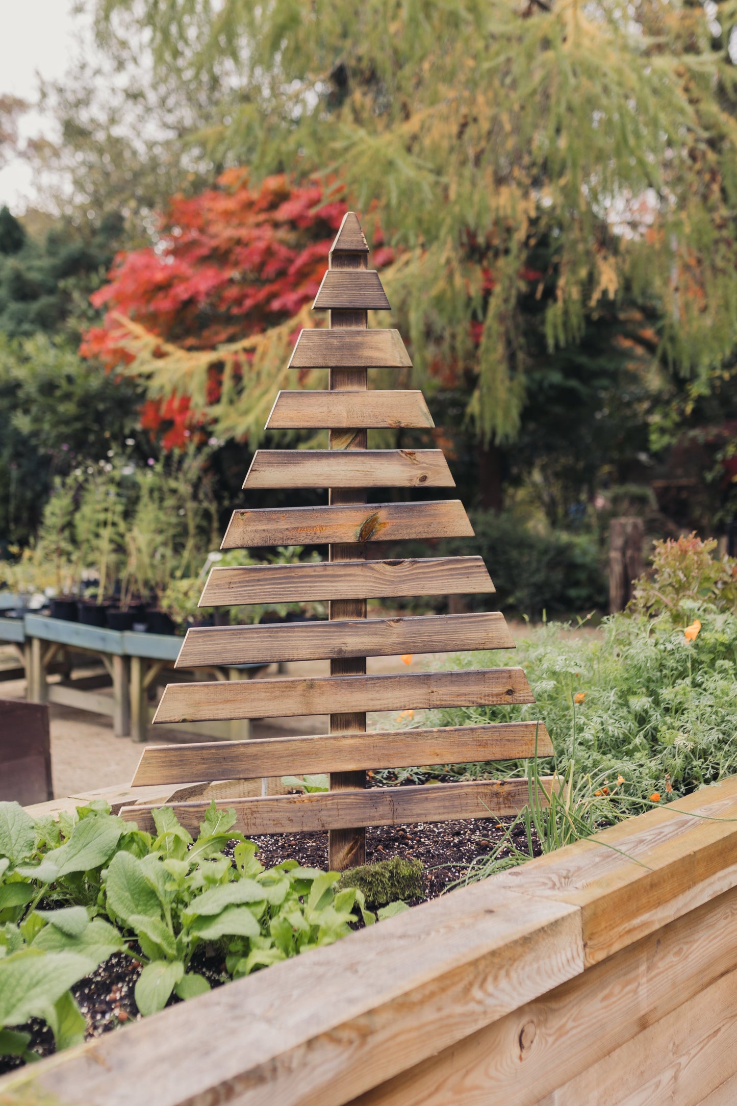 Rustic Wooden Christmas Tree