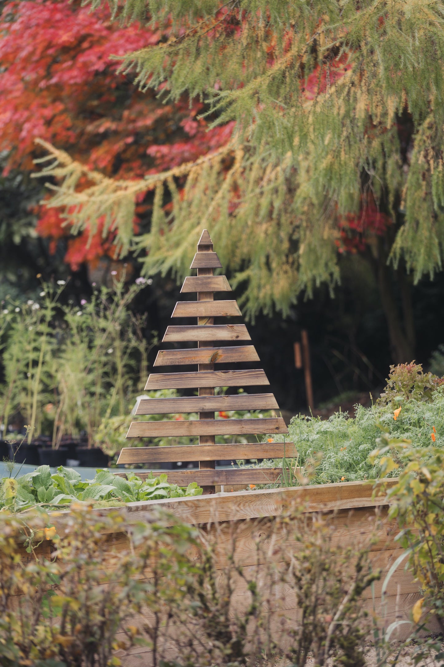Rustic Wooden Christmas Tree