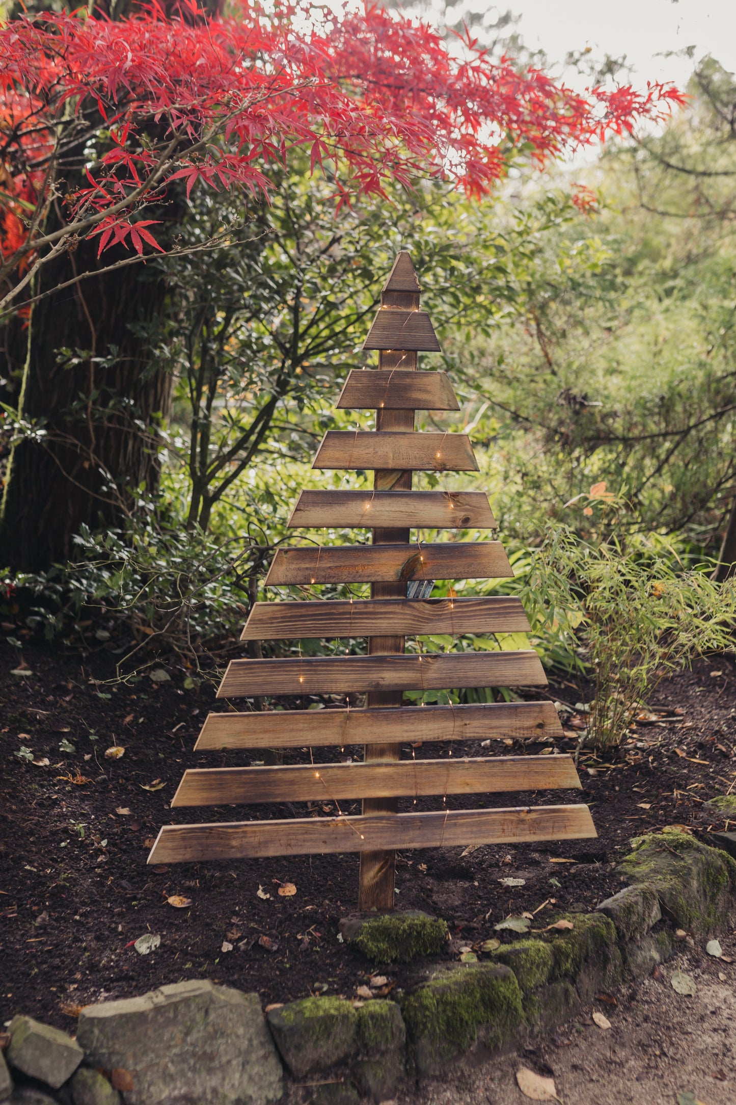 Rustic Wooden Christmas Tree
