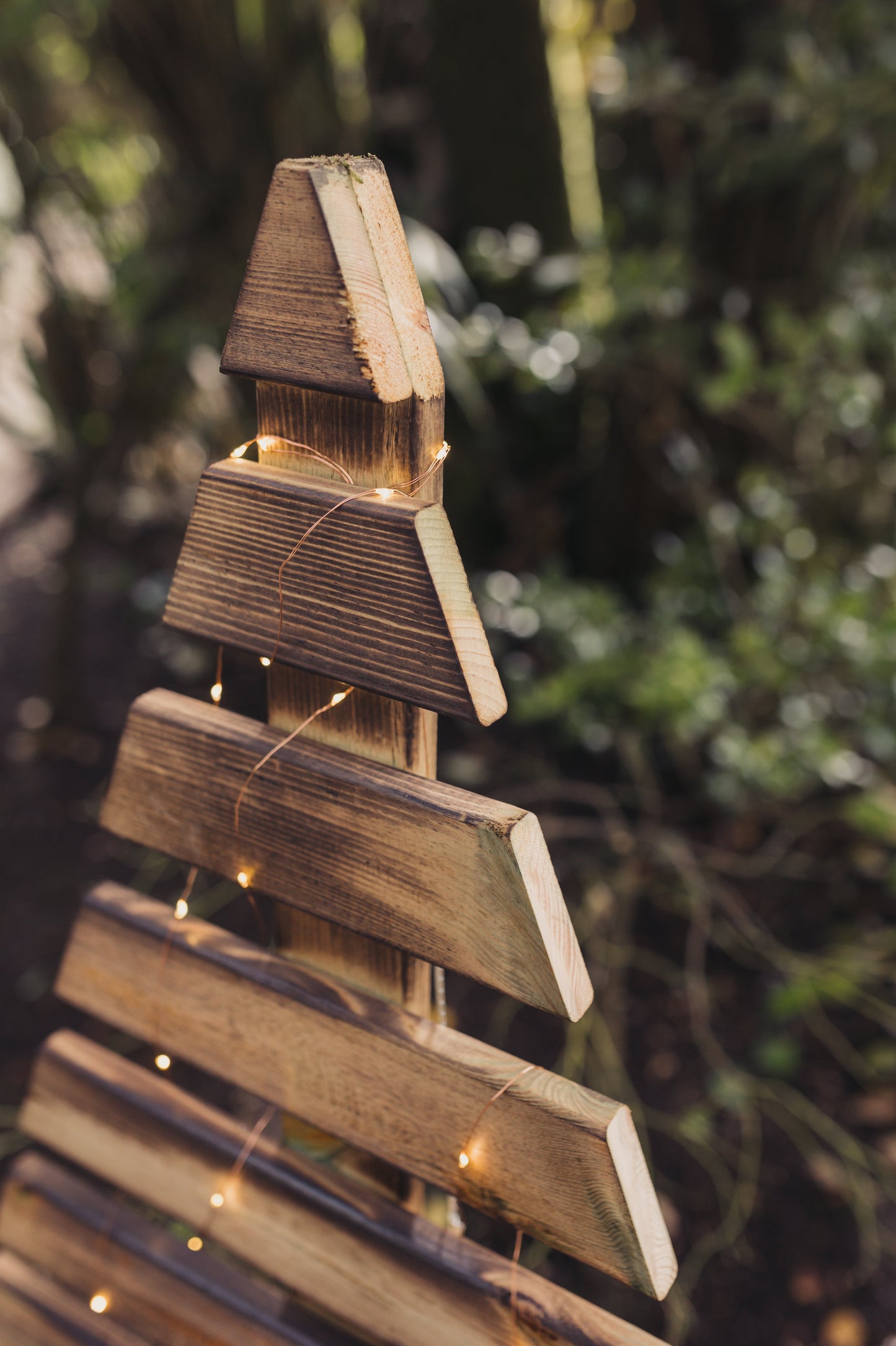 Rustic Wooden Christmas Tree