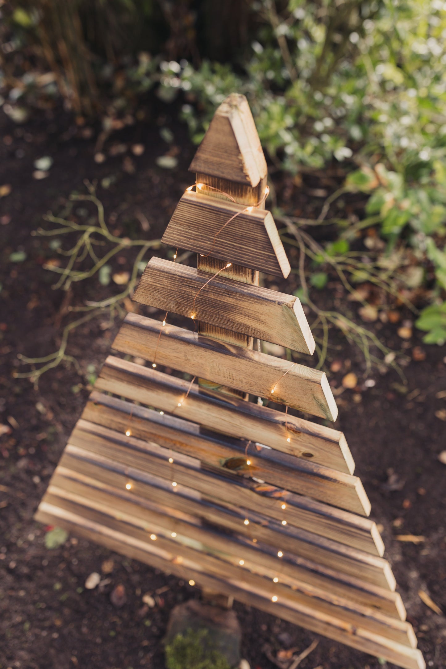 Rustic Wooden Christmas Tree