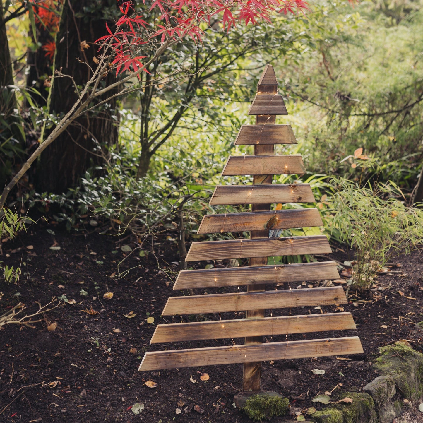Rustic Wooden Christmas Tree