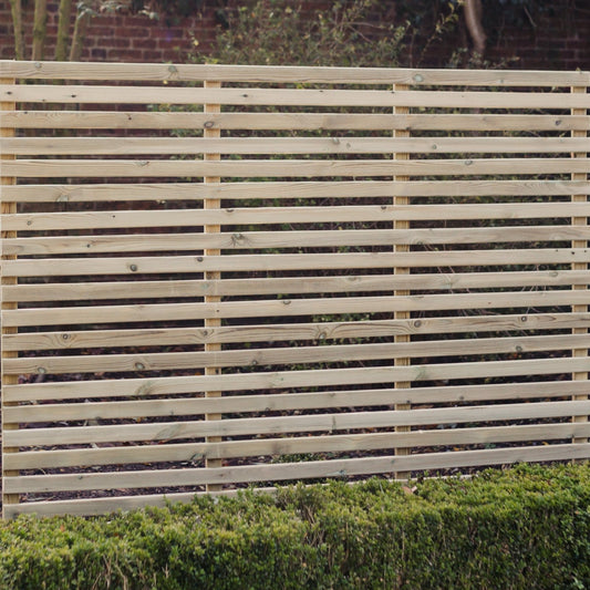 CONTEMPORARY FENCE PANELS - 2x1 SLATTED