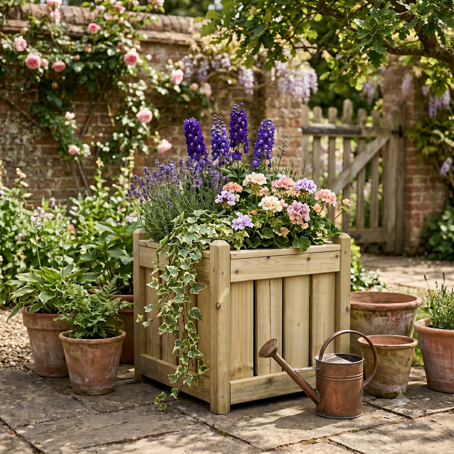 Elegant Square Planter
