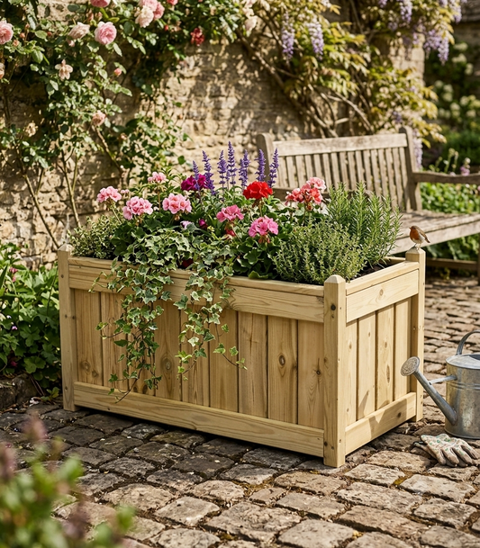 Elegant Trough Planter