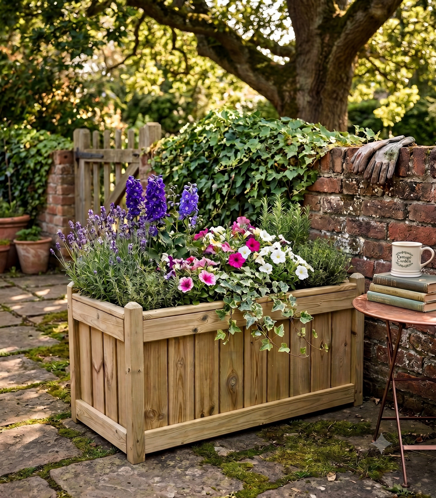 Elegant Trough Planter