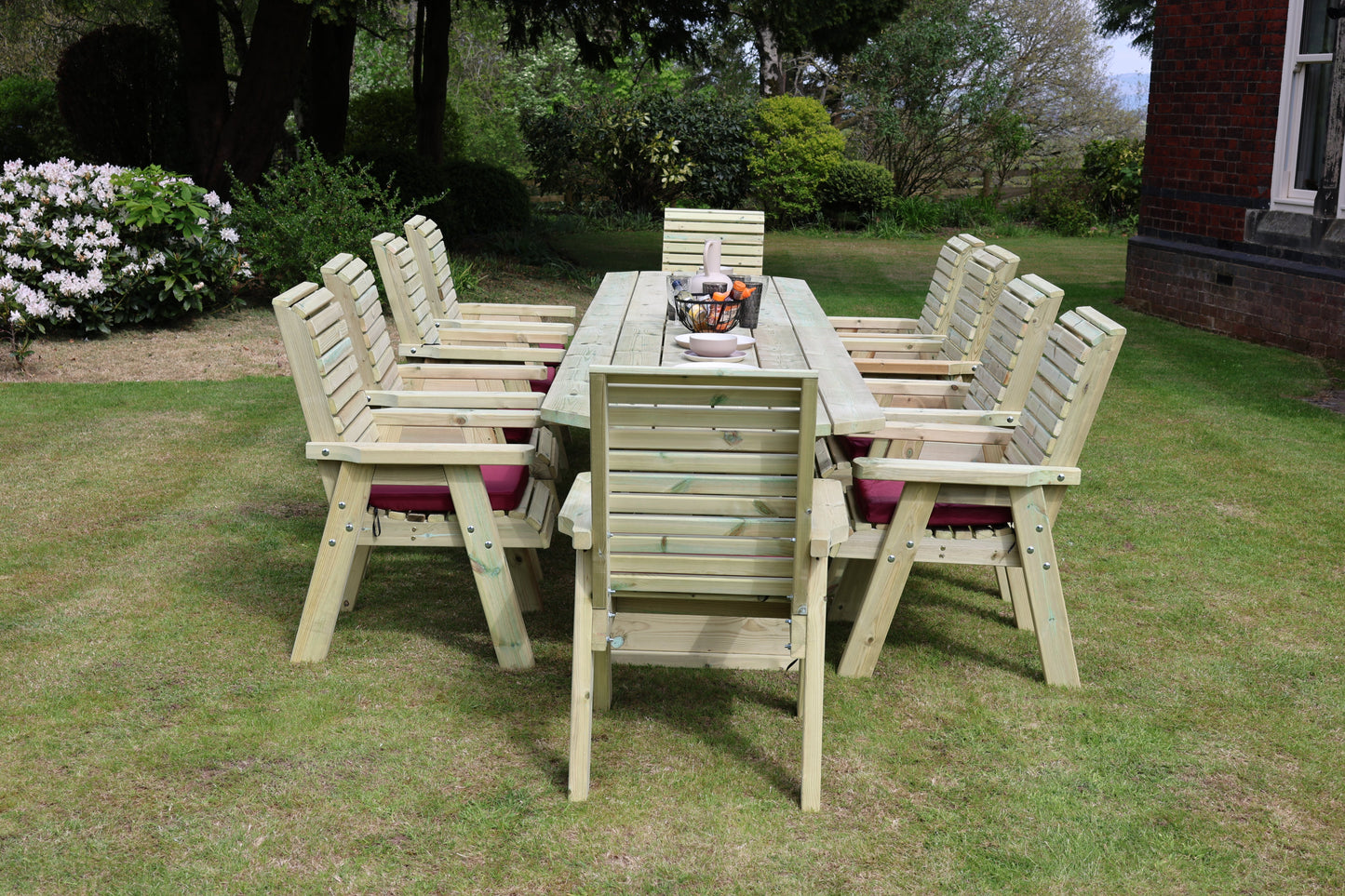 Ergo Large 10 Seater Table Set