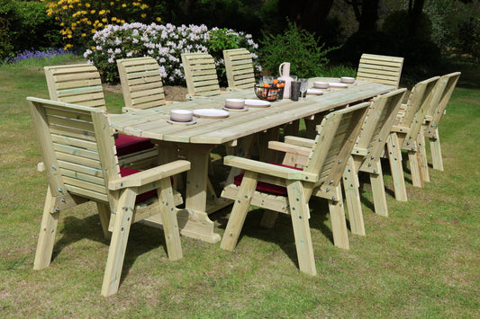 Ergo Large 10 Seater Table Set