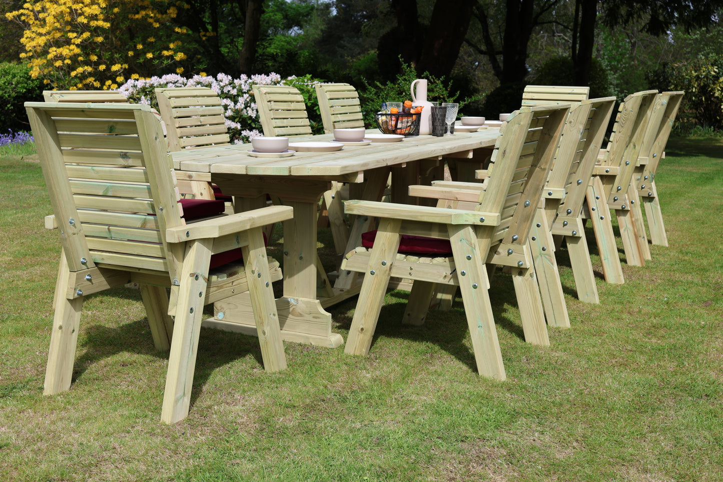 Ergo Large 10 Seater Table Set