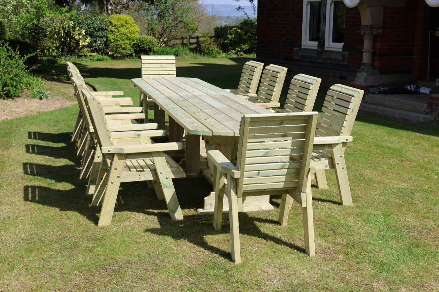 Ergo Large 10 Seater Table Set