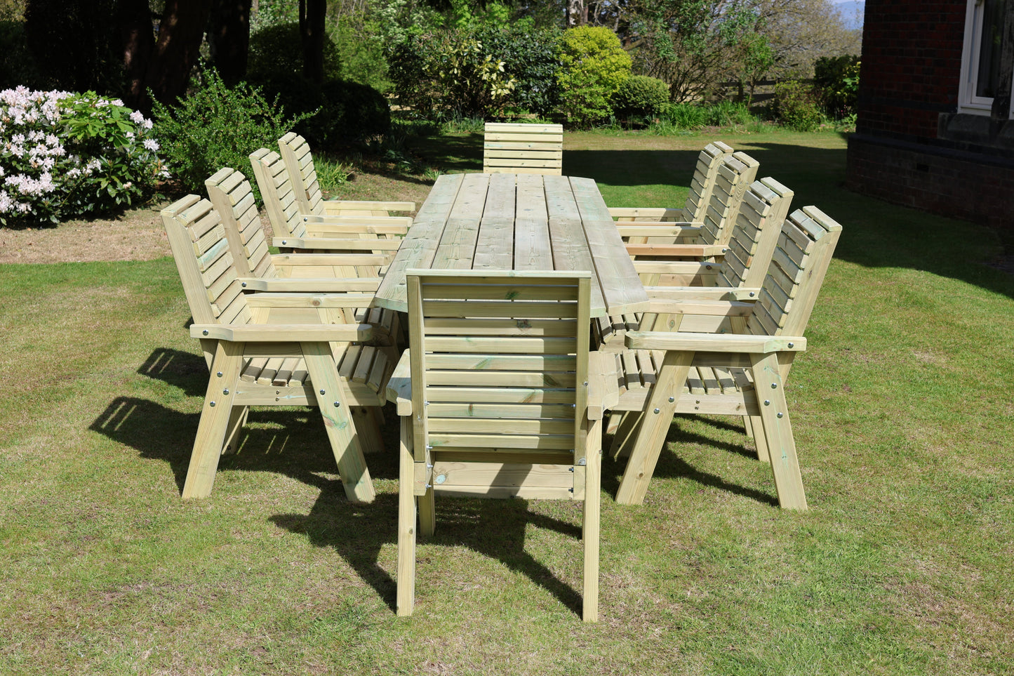 Ergo Large 10 Seater Table Set