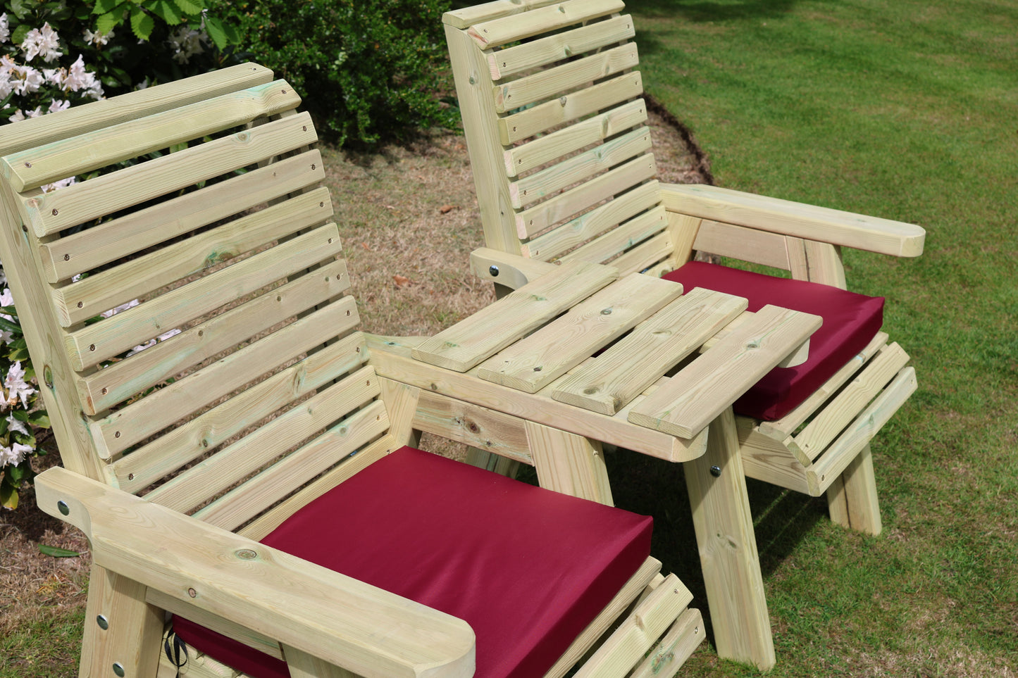 Ergonomic Loveseat - Straight Tray
