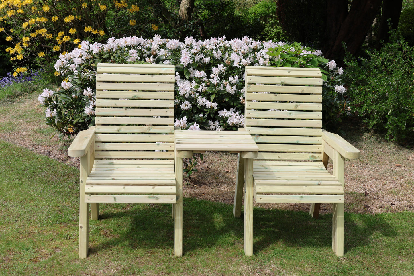 Ergonomic Loveseat - Straight Tray