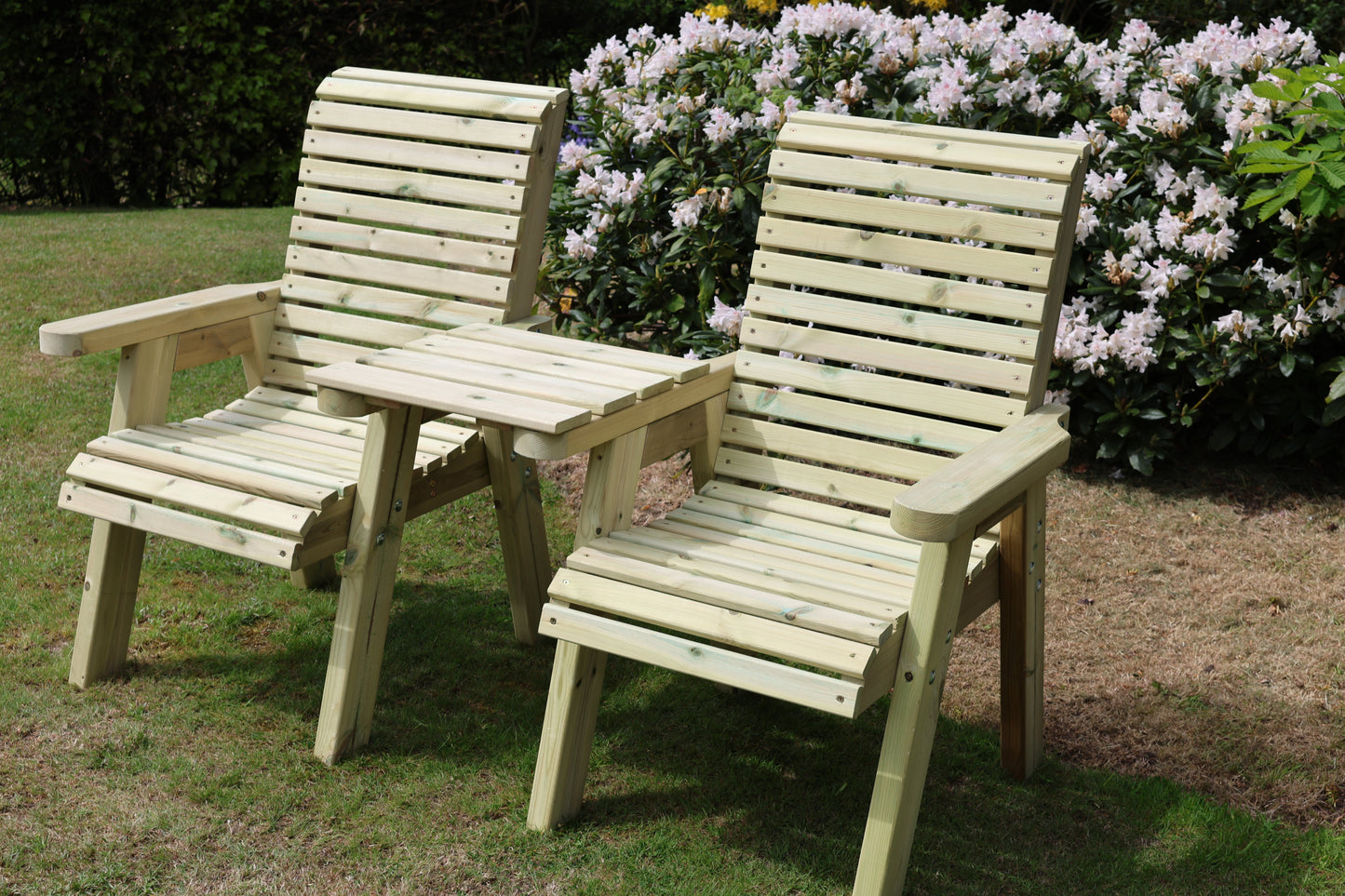 Ergonomic Loveseat - Straight Tray