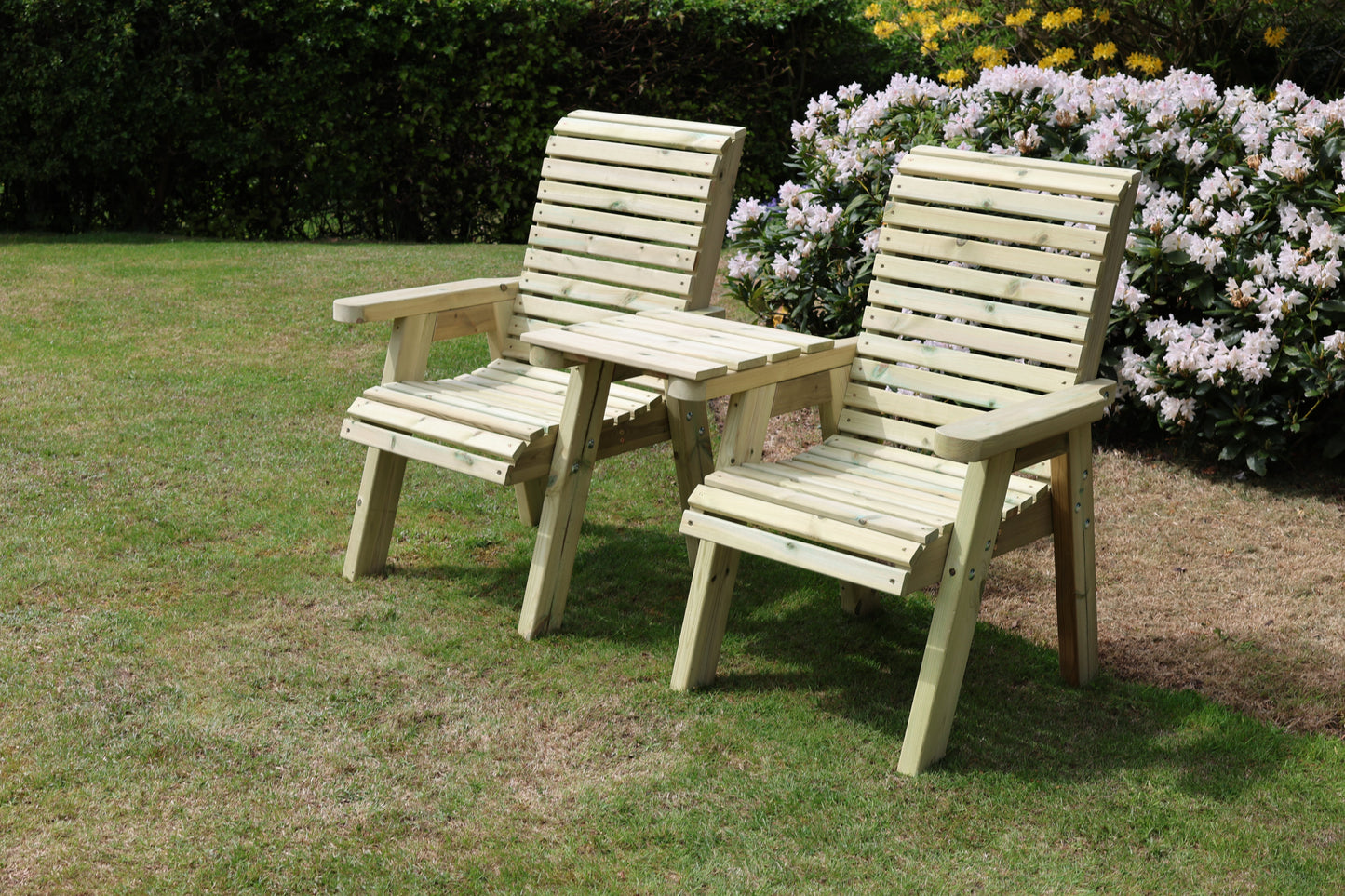Ergonomic Loveseat - Straight Tray