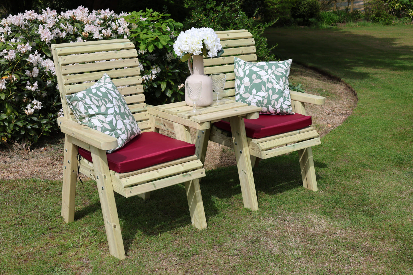 Ergonomic Loveseat - Straight Tray