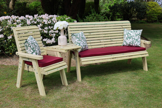 Ergonomic 4 Seat Companion Set - Angled Tray