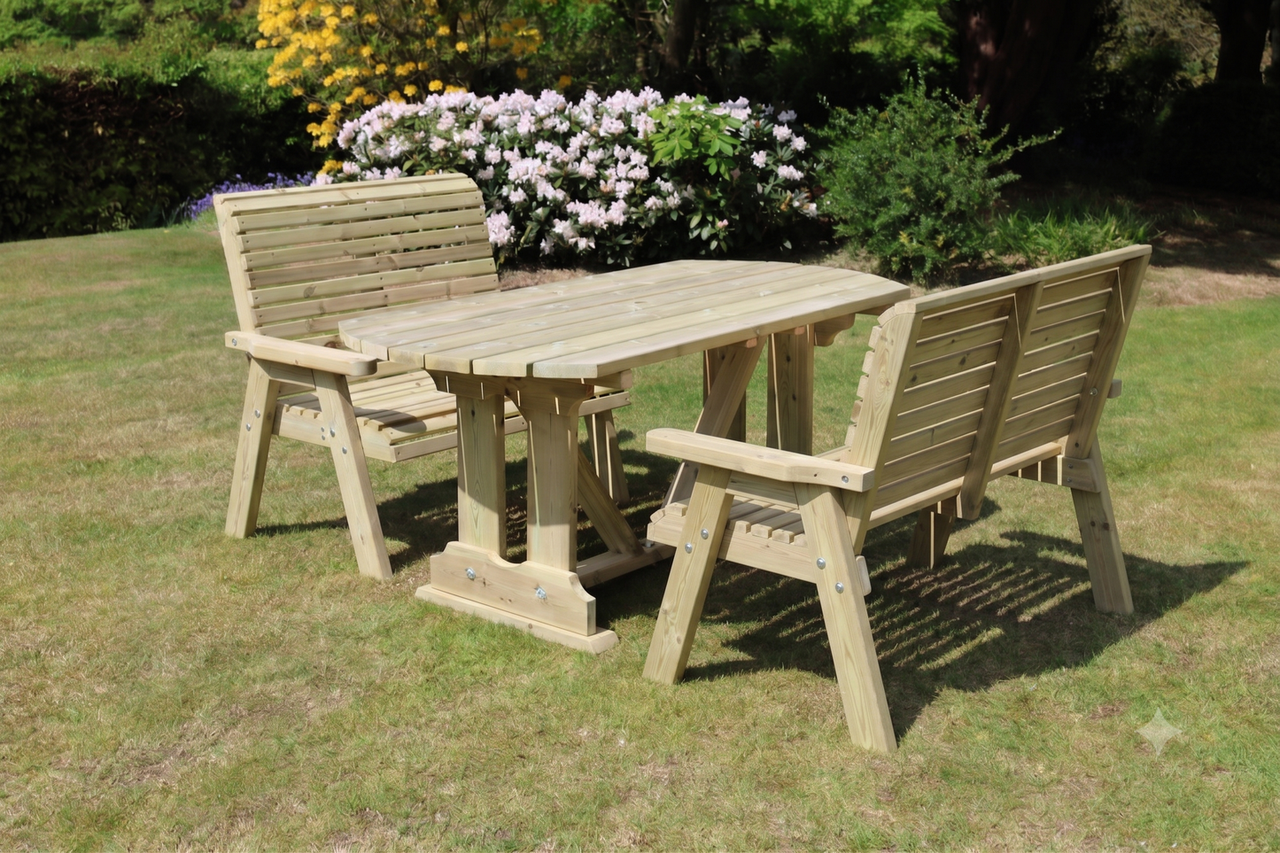 Ergo Table Bench Set - Sits 4