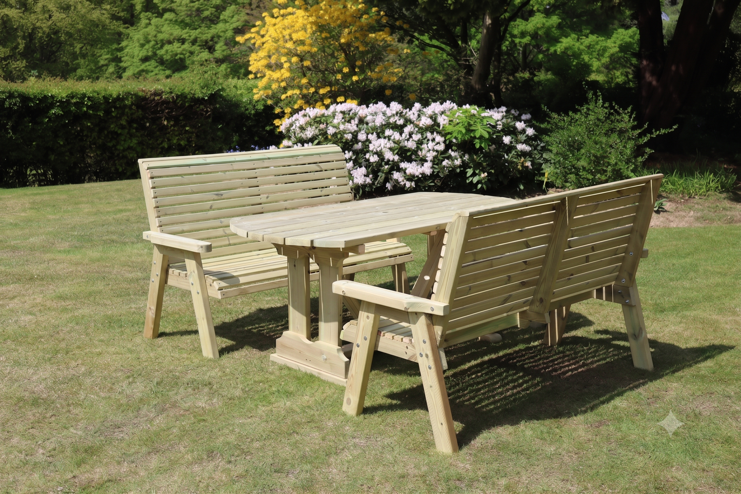 Ergo Table Bench Set - Sits 6