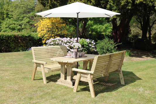 Ergo Table Bench Set - Sits 6