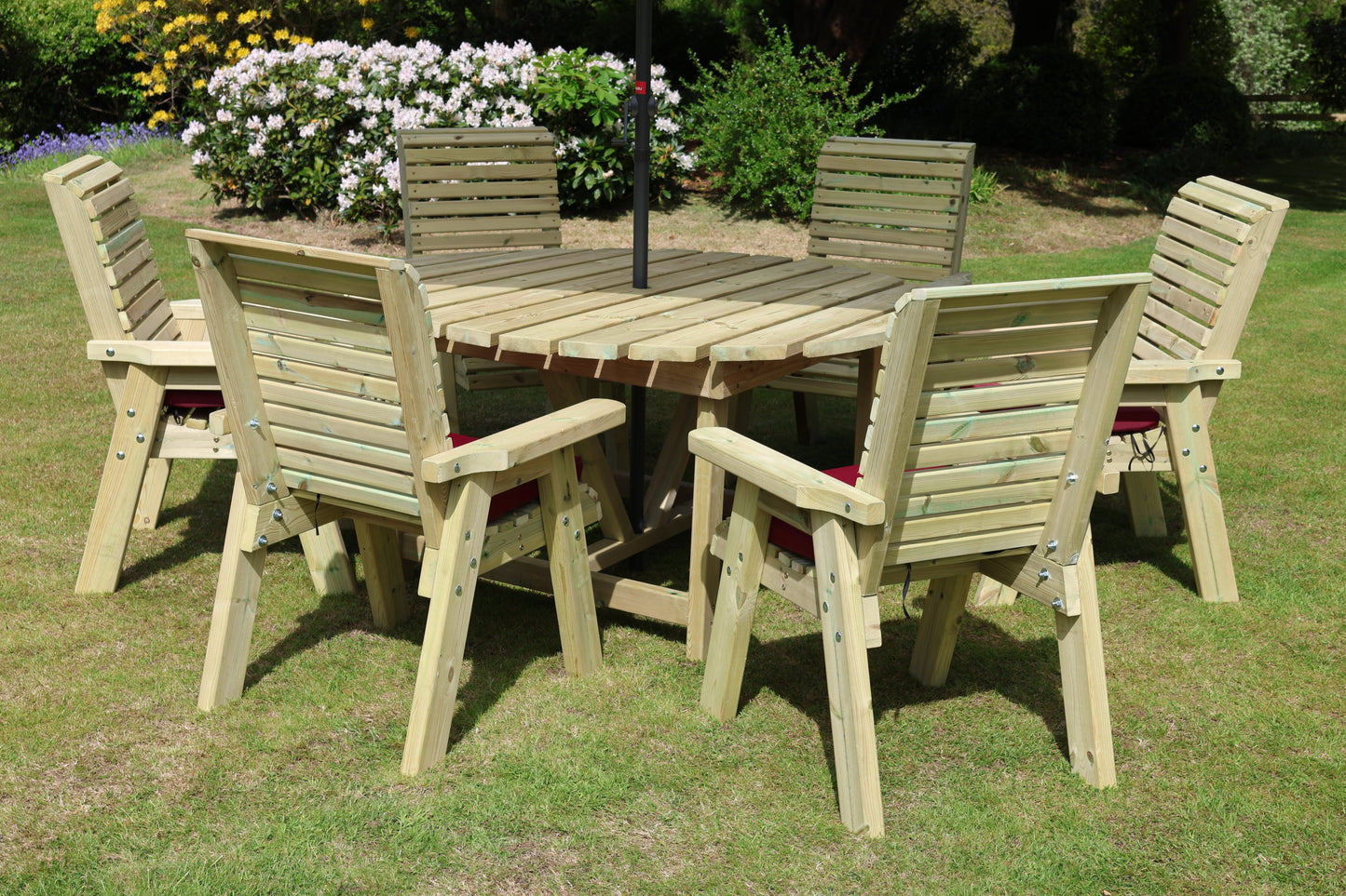 Ergo Round Table Set - 6 Seater
