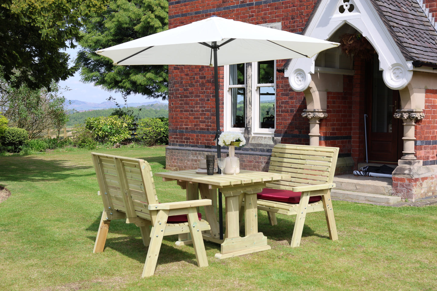 Ergo 4 Seat Compact Table Set