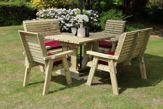 Ergo 6 Seat Compact Table Set