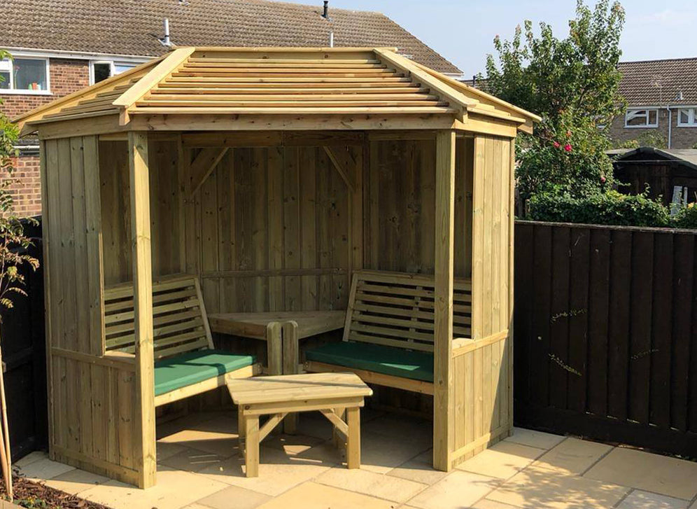 Four Seasons Garden Room with Louvre Roof With Decking Included