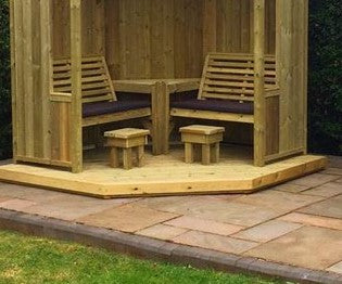Four Seasons Garden Room with Louvre Roof With Decking Included