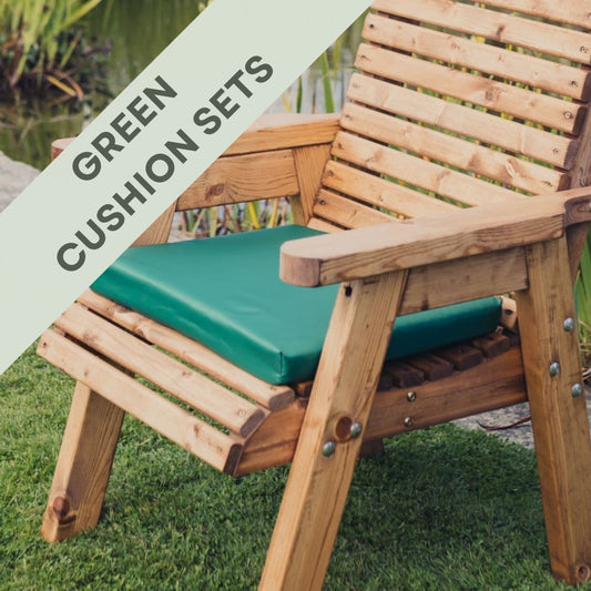 GREEN OUTDOOR CUSHION SETS