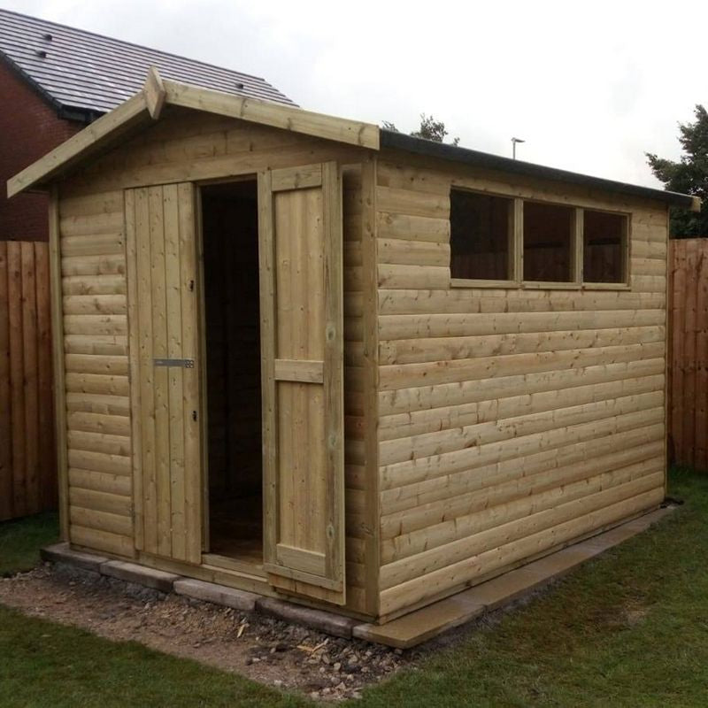 HEAVY DUTY APEX GARDEN SHED - VARIOUS SIZES