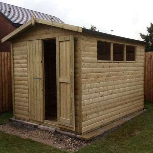 HEAVY DUTY APEX GARDEN SHED - VARIOUS SIZES