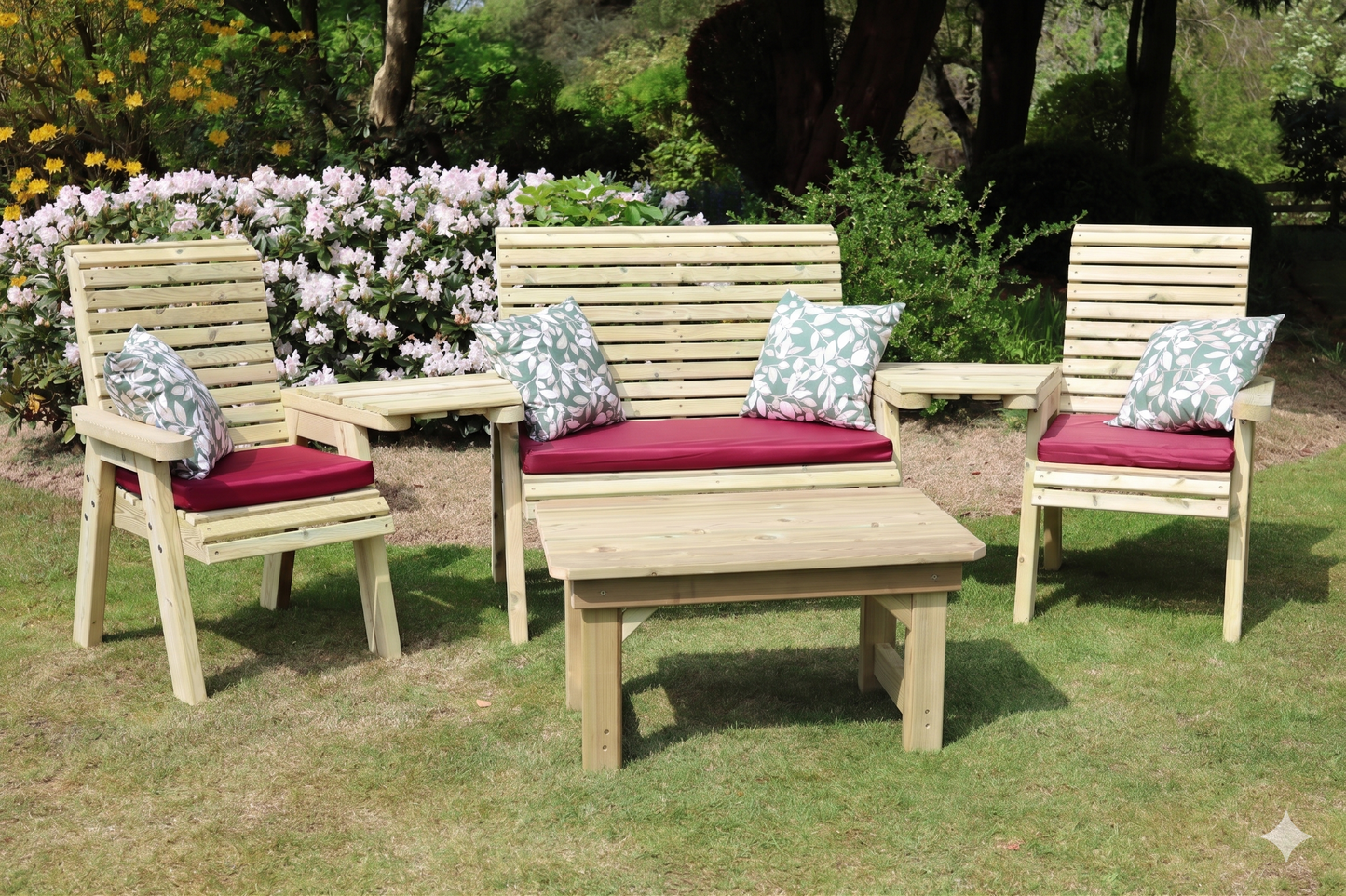 Ergo 4 Seat Multi Set With Coffee Table