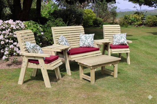 Ergo 4 Seat Multi Set With Coffee Table