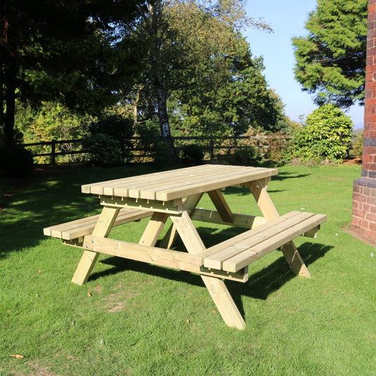 DELUXE A-FRAME PICNIC TABLE 180cm